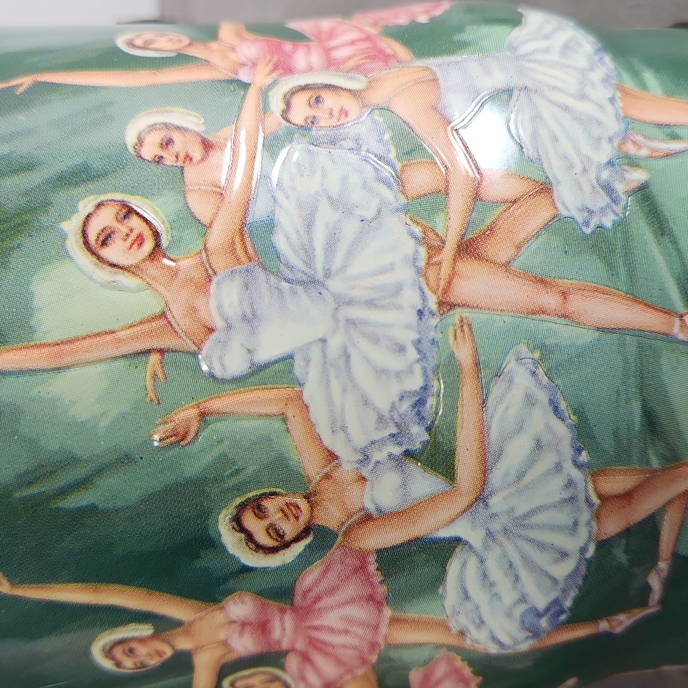 Vintage Murray-Allen "Ballerina" Lidded with handle Tin Can/Box. Made in England - Picture 5 of 5